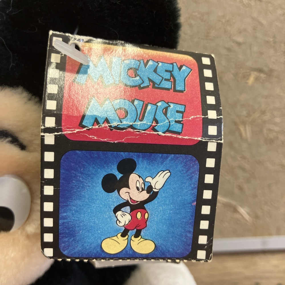 Vintage Mickey Mouse 7" Plush. Walt Disney World Disneyland w/Tag - Picture 2 of 4